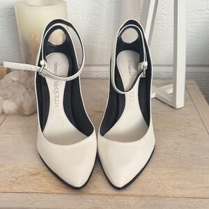 Alexander McQueen White Heeled Shoes